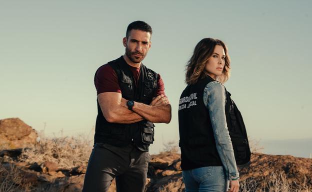 Miguel Ángel Silvestre y Katia Fellin.