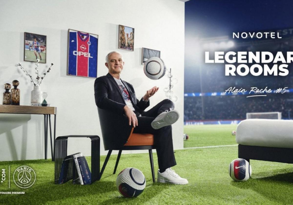 Alain Roche, protagonista de la Legendary Room de Novotel