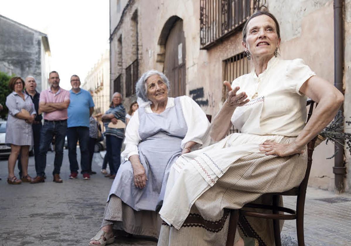 Una de las recreaciones realizadas en Carcaixent.
