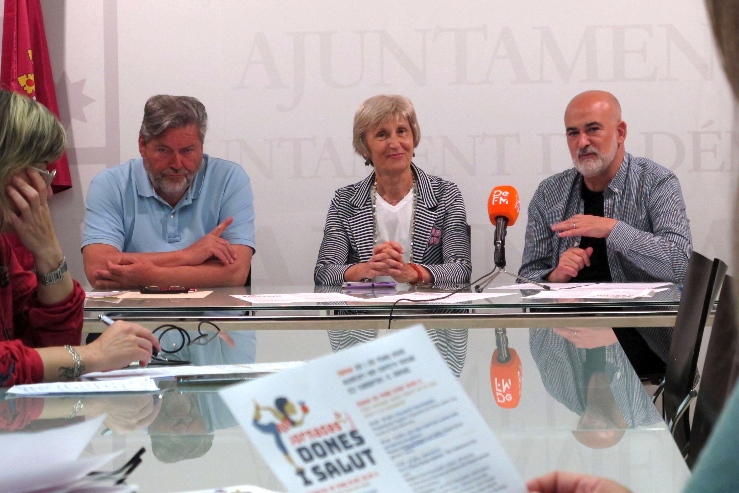 Presentación de las jorndas 'Mujer y Salud'.