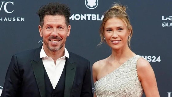 Carla Pereyra y Diego Simeone en una imagen de archivo.