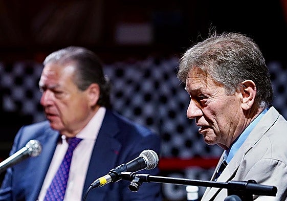 Vicente Boluda y Javier Quesada en la presentación.