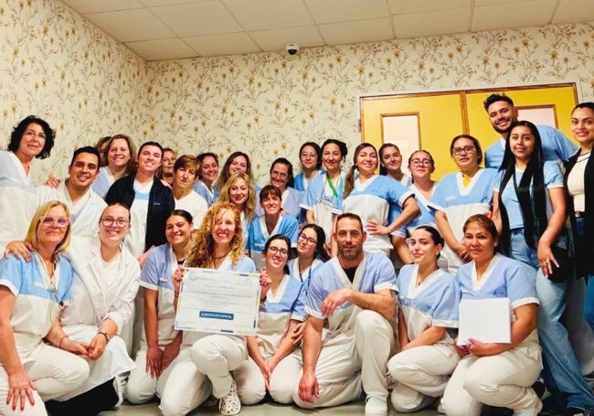 Equipo de Savia Residencias del centro de Lliria.