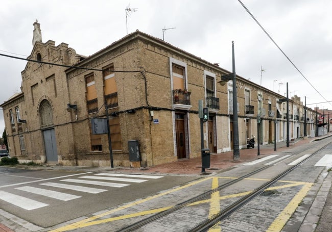 Antigua lonja de pescadores, en la calle Eugenia Viñes.