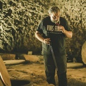 El bodeguero Pablo Calatayud en la Bodega Fonda.