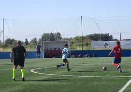 Un instante del encuentro entre el E1 Paiporta y el Picassent.