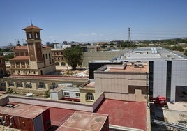 Zona del complejo del Militar de Mislata donde irán los pacientes.