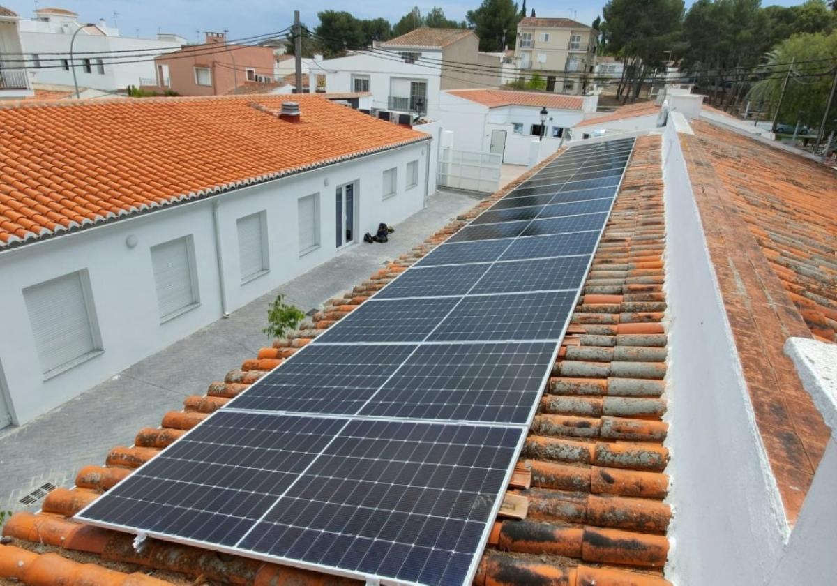 Una de las nuevas instalaciones fotovoltaicas.