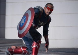 Anthony Mackie como el Capitán America en 'Capitán América: Brave New World'.