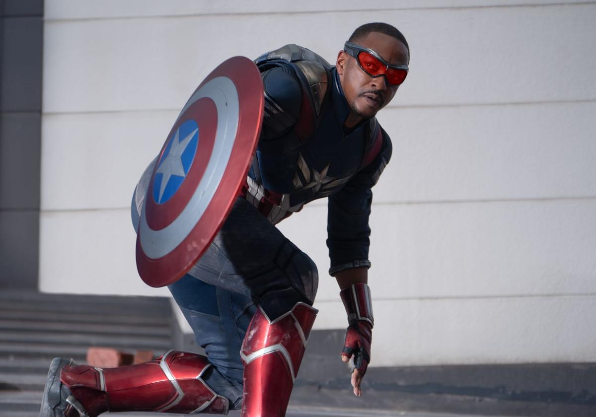 Anthony Mackie como el Capitán America en 'Capitán América: Brave New World'.