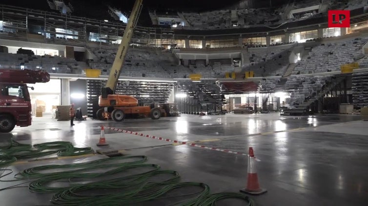 El Roig Arena a pie de pista