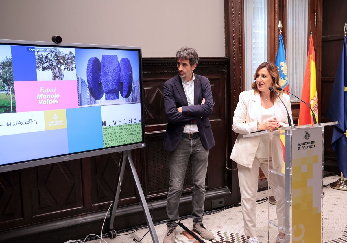 Presentación del Espai Manolo Valdés, este miércoles.