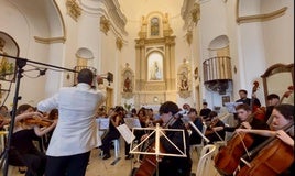 Concierto de la orquesta sinfónica en Tabarca