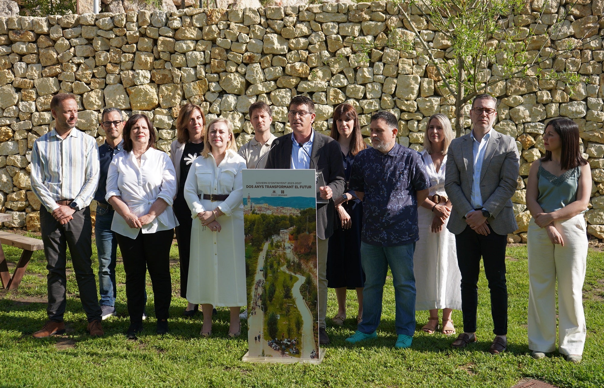 Jorge Rodríguez y su equipo de gobierno.