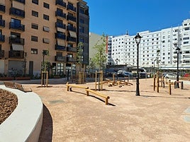 El nuevo jardín del barrio.