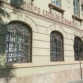 Colegio Cervantes de Valencia, donde el lunes fue agredida la directora.