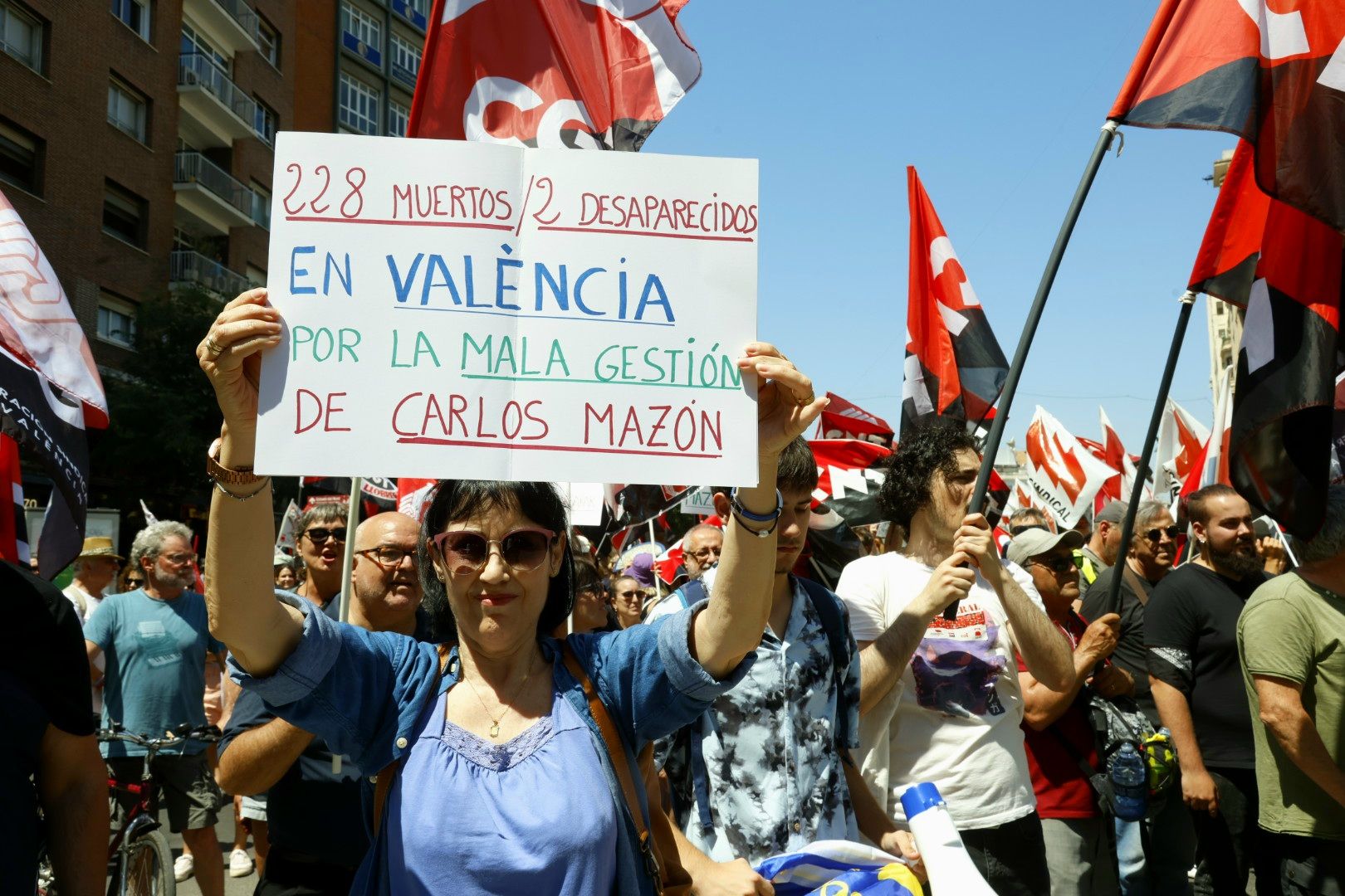 Primera manifestación del 29-M en Valencia
