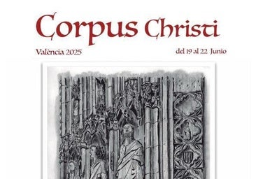 Los 'cirialots' y la puerta de los Apóstoles de la Catedral protagonizan el cartel del Corpus Christi en Valencia