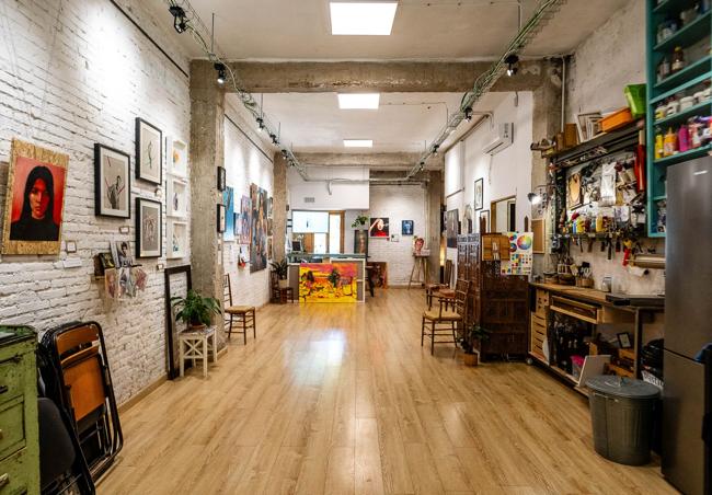 Espacio de taller de La Insomne