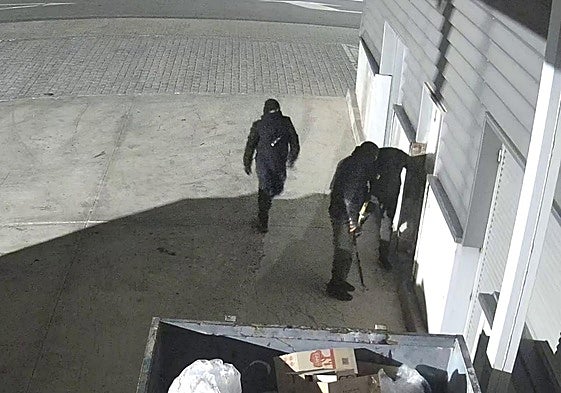 Actuación del grupo criminal con tenazas