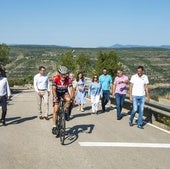 Visita a la carretera de Tous.