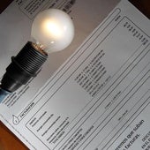 Una factura de la luz en una imagen de archivo.