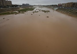 El nuevo cauce tras las lluvias del pasado marzo.