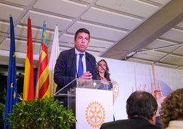 Mazón, durante un acto celebrado este jueves en Elche.