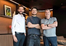 Corberán, Kiat Lim y Ron Gourlay.