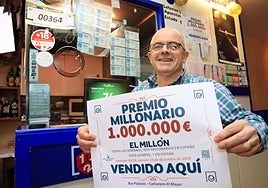 Bar Palacio vendió el boleto premiado de un Millón de Euromillones.