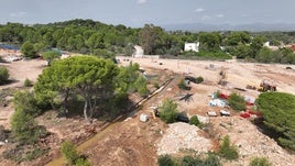 Zona de la Torre del Pirata en Godella.