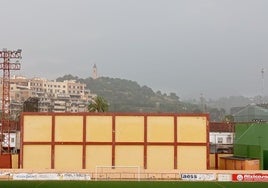 La ermita del Lluch cubierta por la tormenta de Alzira.