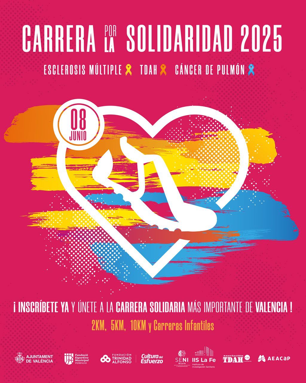 Cartel Carrera de la Solidaridad 2025.