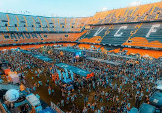 Champions Burger en Mestalla.