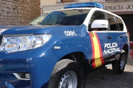Un vehículo de la Policía Nacional.