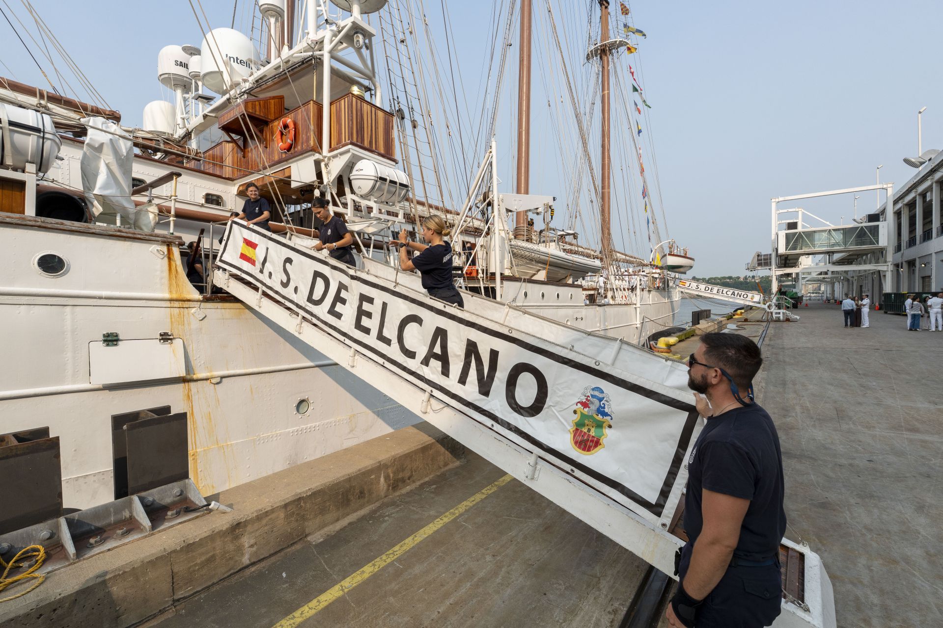 Leonor y los tripulantes del Juan Sebastián Elcano llegan a Nueva York