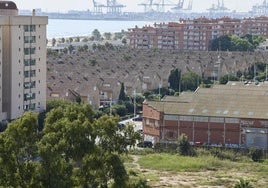 Vista aérea de Alboraya.