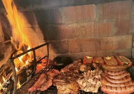 Cocina de la brasa en Altamira.