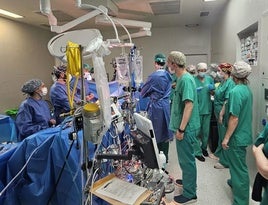 El equipo de explantes del Hospital de Dénia.