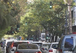 Imagen de archivo de la Gran Vía Marqués del Turia.