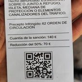 Alertan de un intento de estafa a través de QR en multas falsas a coches