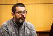 El procesado, durante el juicio.
