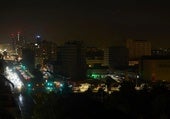 Apagón de luz en Valencia.