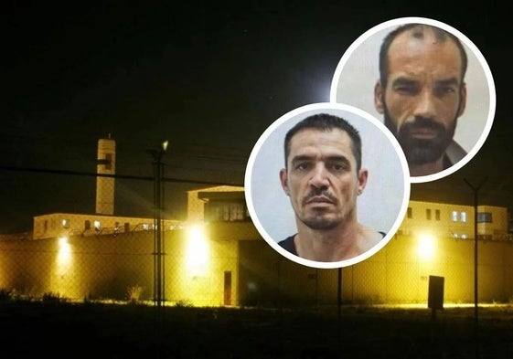 Los dos presos que se fugaron de Picassent el pasado 22 de diciembre tras descolgarse con sábanas entrelazadas.