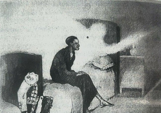 El miedo de Belmonte en un dibujo de Martínez de León.
