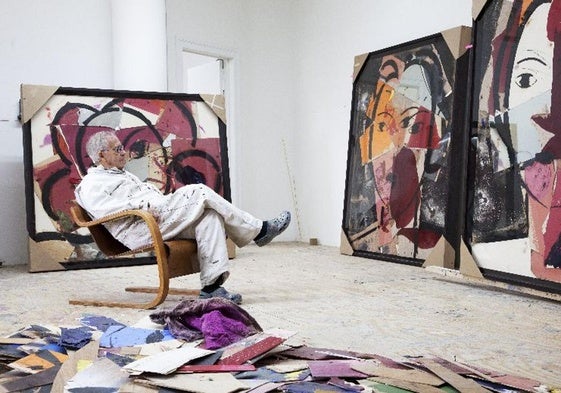Manolo Valdés, en su estudio de Nueva York.