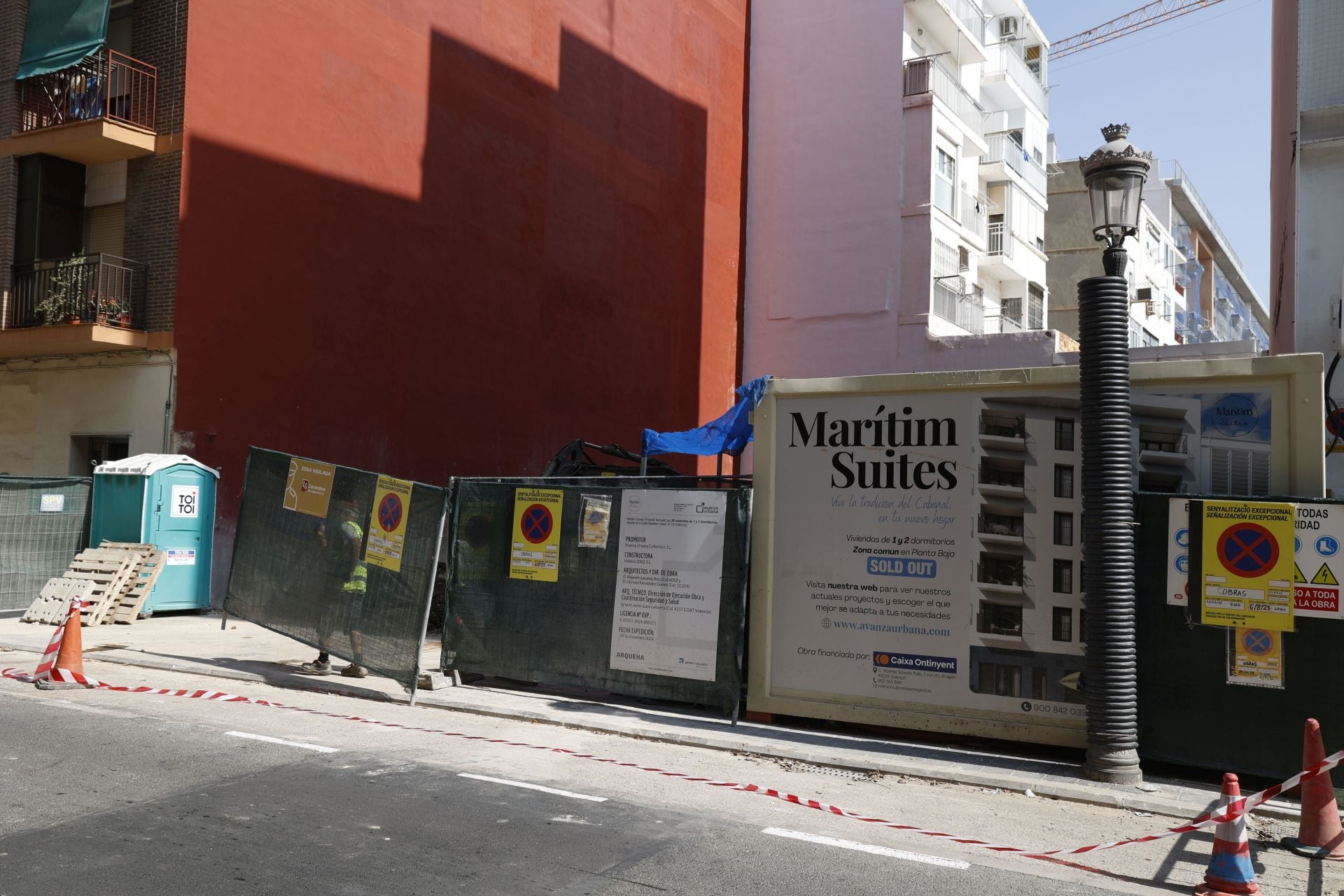Obras para la construccion de nuevos edificios en solares de todo el Marítimo, Cabanyal, Grao y Canyamelar