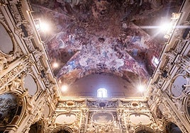 Frescos de la bóveda de los Santos Juanes.