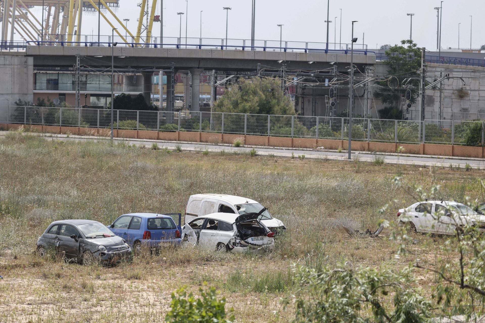 FOTOS | Coches afectados por la DANA, ocho meses después en la ZAL del puerto de Valencia