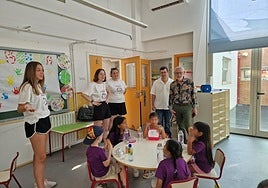 El alcalde, en la escuela de verano promovida por el Ayuntamiento de Alboraya.